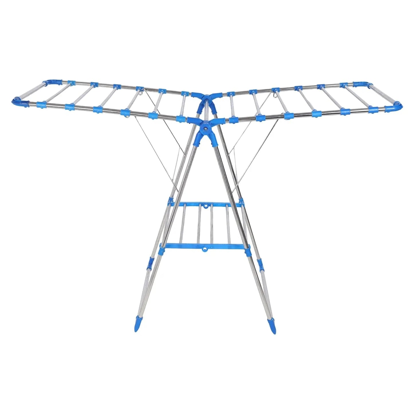 H Houseware Foldable Cloth Drying Stand For Balcony (Butterfly Stand),
