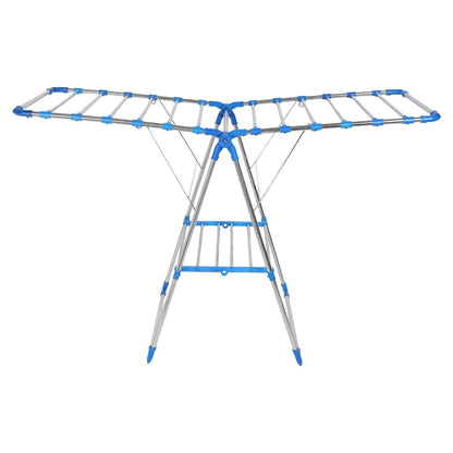 H Houseware Foldable Cloth Drying Stand For Balcony (Butterfly Stand),